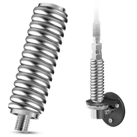 Ss-3h Av Direct 198715857856 Cb Antenna Spring Mount Heavy Duty Stainless Steel 3/8x24 Threads