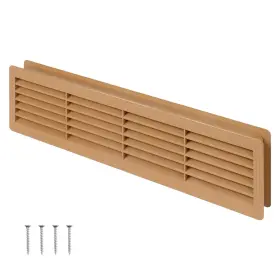 Awenta 905033291959 18 Inch X 5 Two Sided Oak Color Door Air Vent Cover Vents For
