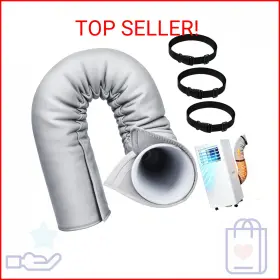Axcoix Acg1 Portable Ac Hose Insulation Sleeve Air Conditioner Cover Wrap Fit For 5 Inch &