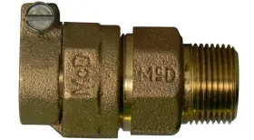 5141-181 Ay Mcdonald A.y. 2 Inch Cts X Mip Brass Straight Coupling Lead Free