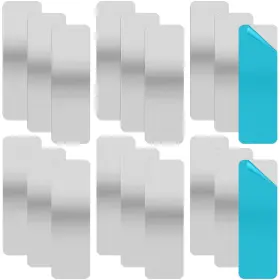 2-htus Ayzylpth 25057 18 Pcs Metal Plates For Magnet 4.13 Inch X1.38 Rectangular Magnetical Wi