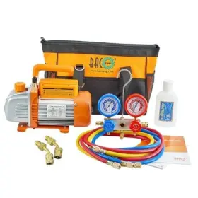 B079jjsfqw Baco Engineering 3.6cfm Vacuum Pump And Gauge Set - Home Mini Split Kit