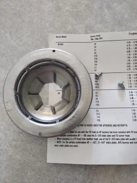 Beckett 045558023385 F3 Combustion Head Retention Oil Burner New Open Box