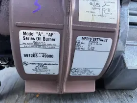Oh5-85da Beckett Af Oil Burner Gun Thermopride Hot Air Furnace Same Day Shipping #3