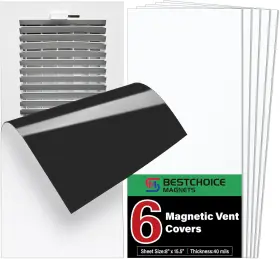 Best Choice Magnets 313109723726 6 Pack Magnetic Vent Covers Strong 8x15.5inch High Strength Magneti
