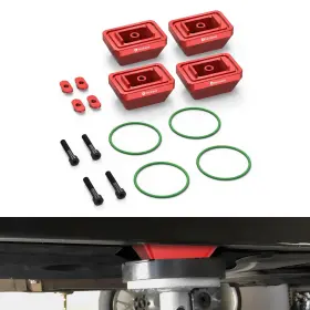 Bevinsee 9121201403-na09fba Jack Pad Upgraded Set Billet Aluminum Compatible With E90 E91 E92 E9