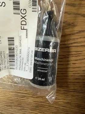 95900601030 Bizerba Machinery Oil 30ml Gsphd33 Gsphdc33 Compatible
