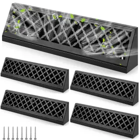 Blulu Dib-blulu-1574 4 Pcs 18 Inch Baseboard Register Duct Opening Size Modern Design Vent C