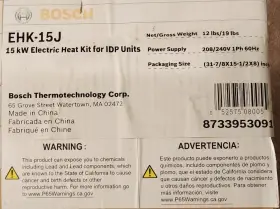 8733953091 Bosch New In Box Ehk-15j Heater Element Free Shipping