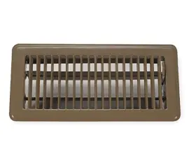 Rmg-fr4x12 Brand Rocky Mountain Radar Goods Floor Register 4x12 Duct Opening Measurements - Brown