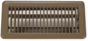 Rmgfr-4x10 Brand Rocky Mountain Radar Goods Floor Register Vent For 4-inch By 10-inch Brown