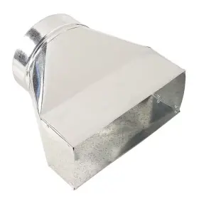 Rb14x6x8 Branded Master Flow 14 X 6 Inch To 8 Universal Register Box Durable Galvanized Steel