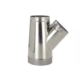 Y8x6x6 Branded Hvac Duct Wye 8 In To 6 X Galvanized Steel Vent Connector Fitting