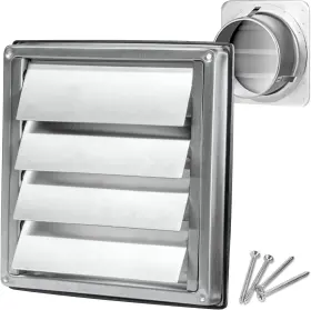 Branded01 445027637687 4/5/6-inch Dryer Vent Cover Outdoor For House Exhaust Wall Outside L