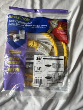 Brasscraft Cssl47r-48 Brand New Factory-sealed Cssl47r-48p Gas Appliance Connector
