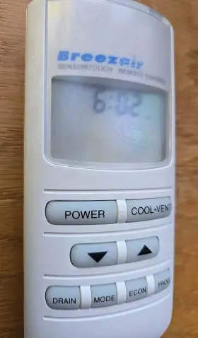 107950 Breezair Braemar Used Evaporative Cooler Horizon 3 Wall Remote Controller #2