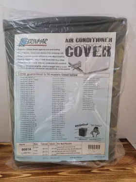 0081a Brinmar 24.25 25.25 Gray Air Conditioner Cover #0081a Fits Inch X Cabinet