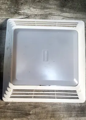 Broan 026715000425 678 Economy 50 Cfm 2.5 Sone Ceiling Mounted Bath Fan With Light