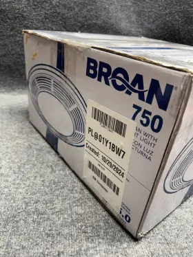 Broan 026715148677 750 Economy 100 Cfm 5 Sone Ceiling Mounted Bath Fan - White #3