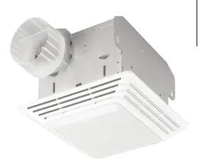 1954j Broan Broan-nutone 678 Ventilation Fan And Light Combo For Bathroom Home 100 Watt