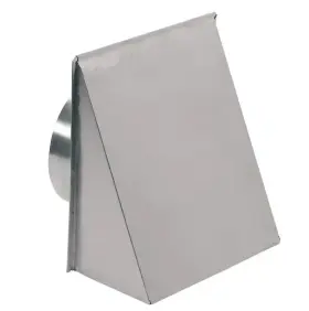 Broan-nutone 026715022946 643 Aluminum Wall Cap For 8 Inch Round Duct In Natural Finish Ob