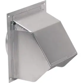 Broan-nutone 313057891881 Fresh Air Inlet Aluminum Wall Cap For 6 Inch Round Duct Range Hoods And Bathr