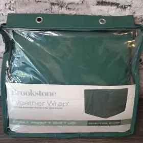 649889 Brookstone Weather Wrap Weather-resistant Square Central Ac Cover 34 Inch X 30