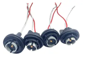 Ddd562 Bstenky 4 Pack 1156 Ba15s P21w Led Bulb Socket Light Base Holder Pre-wired Wiring Har