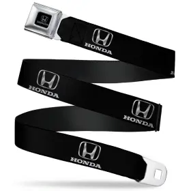 Sbb-ms-ho-who001-1.0-kid Buckle-down Honda Xl Seatbelt Belt Leather Safety Strap Motorcycle Accessory