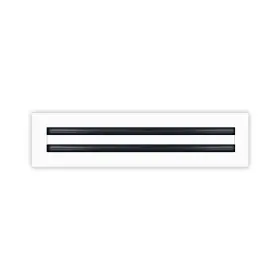 Buildmart 040156650272 - 16x4 Modern Ac Vent Cover Decorative White Air Standard