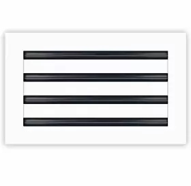 Buildmart 14x8 Modern Ac Vent Cover - Decorative White Air Standard Linear Slot