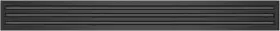 48-3s-w Buildmart 48 Inch Triple Slot Diffuser Black Aluminum Vent For Ceiling Walls And Floors