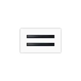 Buildmart 612520563691 8x4 Modern Ac Vent Cover - Decorative White Air Standard Linear Slot