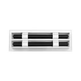 Buildmart 612520563745 - 12 Inch Linear Slot Diffuser 2 Double White Decorativ #2