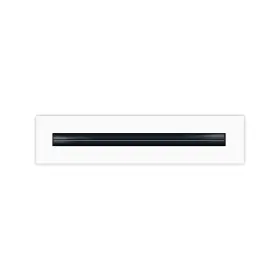 Buildmart 619988246814 12 Inch Linear Slot Diffuser - 1 Single White Decorative Air Vent