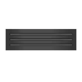 Buildmart 630456895310 - 20x6 Modern Ac Vent Cover Decorative Black Air Standard