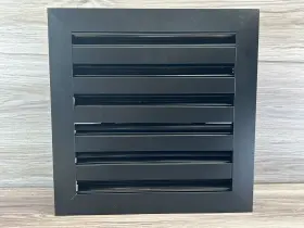 Buildmart 630456895655 12 Inch X Standard Modern Linear Slot Diffuser - Decorative Black Ac Vent Cover #2