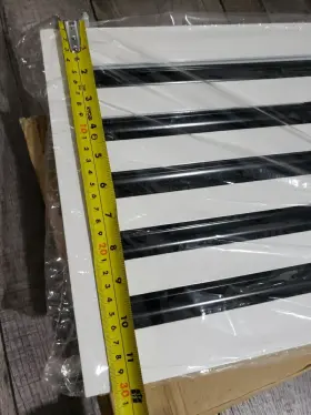 Buildmart 661706507165 16x10 Modern Ac Vent Cover - Decorative White Air Read Details #3