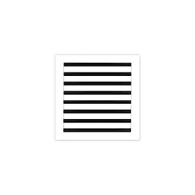 Buildmart 661706507301 - 16x16 Modern Ac Vent Cover Decorative White Air Standard
