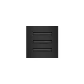 6x6xb Buildmart 6x6 Modern Ac Vent Cover - Decorative Black Aluminum Air Standard Li