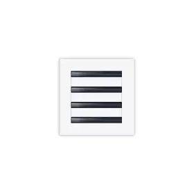 Buildmart 713289150754 8x8 Modern Ac Vent Cover - Decorative White Air Standard Linear Slot