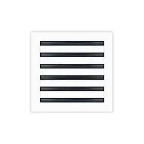 Buildmart 713289150792 12x12 Modern Ac Vent Cover - Decorative White Aluminum Air Standard