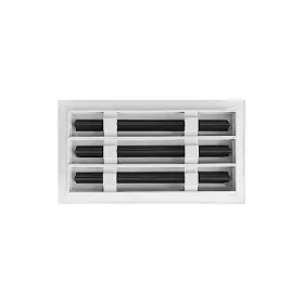 Buildmart 757347322578 - 12x6 Modern Ac Vent Cover Decorative White Air Standard #2