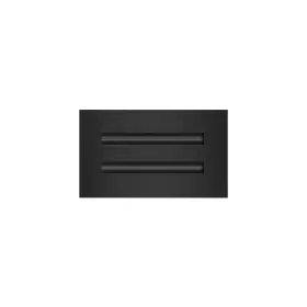 8x4xb Buildmart 8x4 Modern Ac Vent Cover - Decorative Black Aluminum Air Standard Li