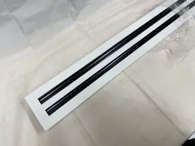Buildmart Llc 757347322493 60 Inch X 4 Linear Slot Diffuser 2 Double White Decorative Air Vent