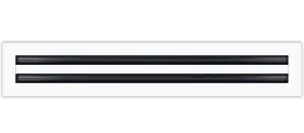 Buildmart Llc 757347322523 24x4 Modern Ac Vent Cover Decorative White Air Standard Linear Slot Diffuser