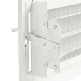 Built Industrial 194425479852 White Air Vent Register 4x10 Cover With Damper For Wall Or Ceiling #3