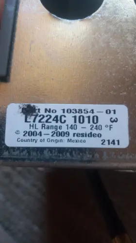 103854-01 Burnham 103852-01 Part Number Boiler Control #2