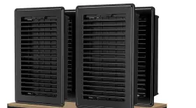Byewire 711181141108 Floor Register - Vent Covers 6x10 -heavy Duty Steel Black4pack