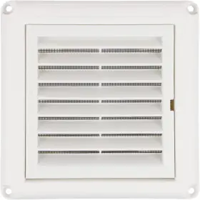 K479 Cabax 4 Inch Louvered Vent Cover For Outside Dryer Exhaust Air With Built